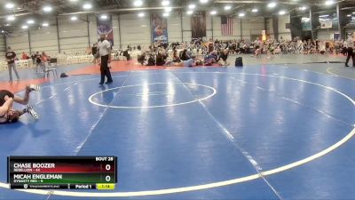 140 lbs Rd# 10- 4:00pm Saturday Final Pool - Micah Engleman, Dynasty RED vs Chase Boozer, Rebellion