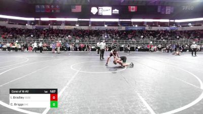 115 lbs Consi Of 16 #2 - Isaac Bradley, Ogden's Outlaws Wrestling Club vs Chance Briggs, East Kansas Eagles