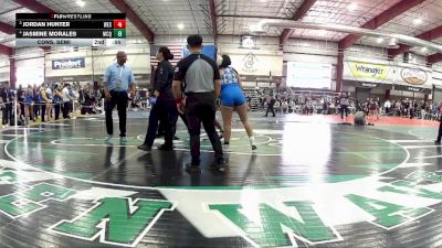 155 lbs Cons. Semi - Jasmine Morales, Mcqueen vs Jordan Hunter, Western