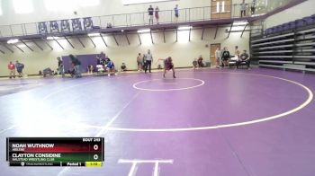 132 lbs Quarterfinal - Noah Wuthnow, Abilene vs Clayton Considine, Halstead Wrestling Club