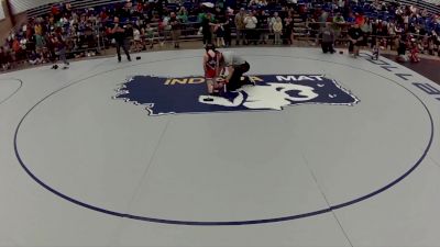 8U Boys - 43 lbs Champ. Round 1 - Mason Morton, Perry Meridian Wrestling Club vs Easton Ramey, Oak Hill Wrestling Club