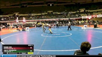 157 lbs Placement (4 Team) - Fritz Maurath, John Hopkins vs Zane Cox, Roanoke College
