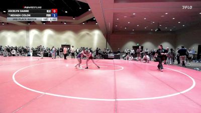 120 lbs 3rd Place Match - Jocelyn Danbe, New Jersey vs Nevaeh Colon, Pennsylvania
