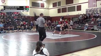 165 lbs 1st Place Match - Christopher Meyer, Independence vs Keagan Schultz, North Fayette Valley