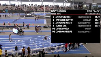 High School Boys' 200m, Prelims 16