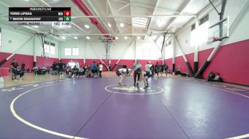 184 lbs Cons. Round 1 - Torin Lipska, Menlo NWCA vs Matin Ghanavat, Cerritos College