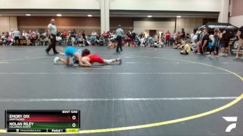 110 lbs Semifinal - Emory Dix, Unattached vs Nolan Riley, Columbus North