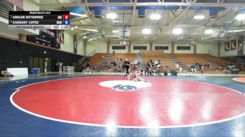 131 lbs 1st Place Match - Ashlee Gutierrez, Sacramento City College vs Cassady Lopez, Santa Rosa Junior College