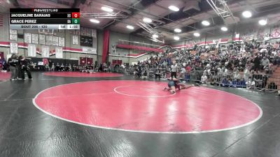 120 lbs Champ. Round 2 - Jacqueline Barajas, Steel Canyon vs Grace Perez, Bishop Amat