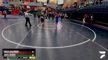132 lbs Cons. Round 2 - Kayla Salmeron, Conroe Oak Ridge (Girls) vs Faith Osorio, Klein Collins (Girls)