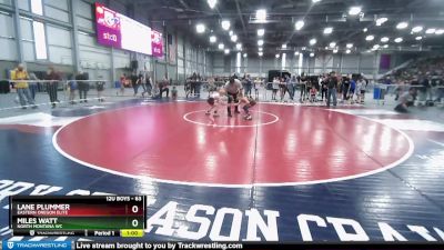 63 lbs Champ. Round 2 - Miles Watt, North Montana WC vs Lane Plummer, Eastern Oregon Elite