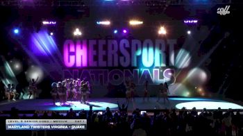 Maryland Twisters Virginia - Quake [2026 L5 Senior Coed - Medium Day 1] 2026 CHEERSPORT National All Star Cheerleading Championship