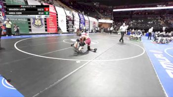 113 Class 3 lbs Cons. Round 1 - Greg Cizin, Helias Catholic vs Braiden Loyd, Winnetonka