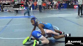 90 lbs Champ. Round 1 - Kruz Gilliland, Winfield vs Treyvonn Clark, Stockton WC