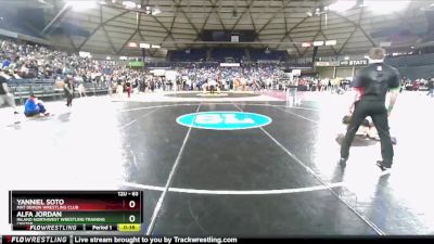 63 lbs Champ. Round 1 - Alfa Jordan, Inland Northwest Wrestling Training Center vs Yanniel Soto, Mat Demon Wrestling Club