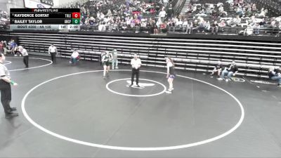 4A 135 lbs Cons. Semi - Kaydence Gortat, Tooele vs Bailey Taylor, Green Canyon