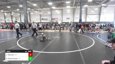 50 lbs Rr Rnd 1 - Jacob Sawyer, Mat Demon WC vs Adriel Rasmussen, The Rock Of Redmond