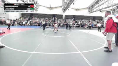 125-J lbs Round Of 16 - John Alexander, Paulsboro vs Lucas Toro, Bridgewater Panthers
