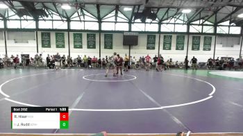 255-300 lbs Quarterfinal - Junior Rudd, Fort Zumwalt South vs Remington Hiser, Mt. Zion Kids Wrestling Club