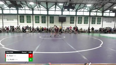 255-300 lbs Quarterfinal - Junior Rudd, Fort Zumwalt South vs Remington Hiser, Mt. Zion Kids Wrestling Club