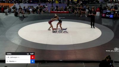 130 lbs Rnd Of 16 - Ava Johnson, TN vs Lilliana Banks, WI