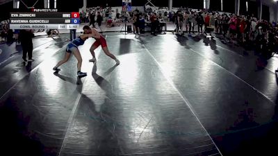 125 lbs Cons. Round 1 - Eva Zimnicki, Michigan Revolution Wrestling Club vs Ravenna Guidicelli, APEX Girls Wrestling