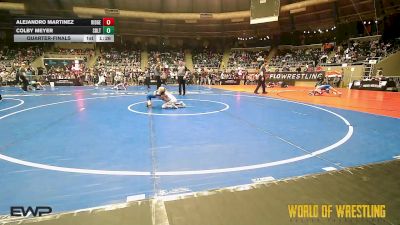 52 lbs Quarterfinal - Alejandro Martinez, Ridge Wrestling Club vs Colby Meyer, Sebolt Wrestling Academy