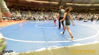 60 lbs Quarterfinal - Brylynn Revier, Morrison Takedown Club vs Emalia Whalen, Flow Academy Hawaii