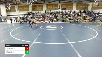 145 lbs Round Of 16 - Evan Taylor, Joel Barlow vs Claire Keene, RHAM