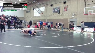 184 lbs Cons. Round 1 - Noah Hughes, Southwestern Oregon Community College vs Trey Dieringer, Linfield University