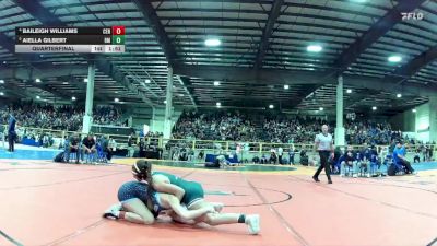 125 lbs Quarterfinal - Aiella Gilbert, Bishop Manogue vs Baileigh Williams, Centennial