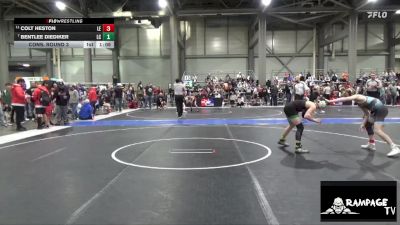 110 lbs Cons. Round 3 - Bentlee Diediker, Linn County vs Colt Heston, Lawrence Elite
