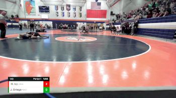 140 lbs Champ. Round 1 - Rickasia Ivy, Urbana (H.S.) vs Jacqueline Ortega, Pontiac