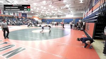 141 lbs Quarterfinal - Jacob Cunningham, Messiah College vs Justin Fortugno, Wisconsin-Whitewater