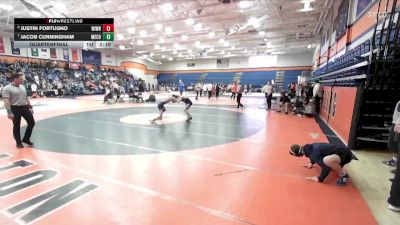 141 lbs Quarterfinal - Jacob Cunningham, Messiah College vs Justin Fortugno, Wisconsin-Whitewater