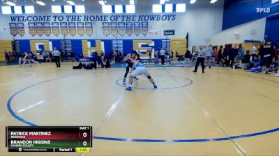 138 Gold Round 3 - Brandon Higgins, Camden County vs Patrick Martinez, Braddock