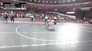 145 lbs Cons. Round 2 - Marcus Fischer, Janesville Youth Wrestling Club vs Zander Jandrin, Sturgeon Bay