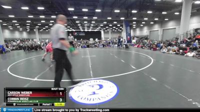 150 lbs Semifinal - Carson Weber, Izzy Style Wrestling vs Corbin Reisz, Powerhouse Wrestling Club