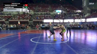 165 lbs Quarterfinal - Maddax Mahlulm, Falls Academy vs Clayton Cox, Powell Wrestling Club