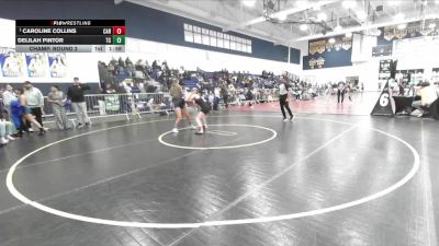 115 lbs Champ. Round 2 - Caroline Collins, Carlsbad vs Delilah Pintor, Temescal Canyon