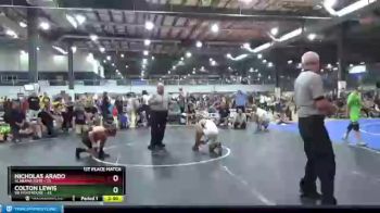 106 lbs Finals (2 Team) - Colton Lewis, VB FIGHTHOUSE vs Nicholas Arado, ALABAMA ELITE