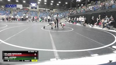 61 lbs Quarterfinal - Ryland Ferguson, King Select vs Max Jansing, Prodigy Elite