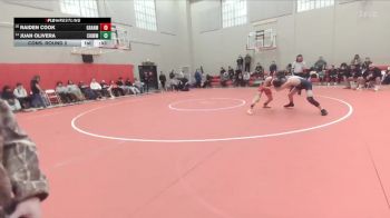 126 lbs Cons. Round 2 - Juan Olivera, Chiawana vs Raiden Cook, Granger