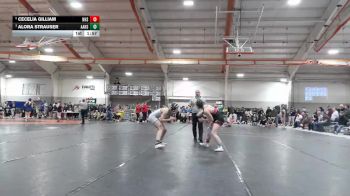 135 lbs Quarterfinal - Alora Strauser, Archbishop Alter High School vs Cecelia Gilliam, Nordonia High School