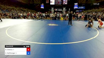 145 lbs Cons 64 #2 - Kaylie Owens, AR vs Chantell Noffsinger, OR