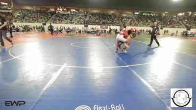128 lbs Consi Of 32 #1 - Chad Hecox, Ardmore Junior High vs Josiah Alcorta, Mustang Middle School