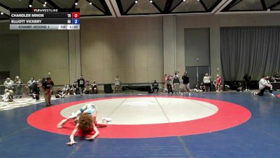 96 lbs Champ. Round 1 - Chandler Minor, TN vs Elliott Vickery, GA