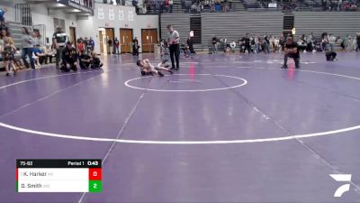 75-82 lbs Cons. Round 2 - Kamden Harker, Mount Vernon vs Owen Smith, Intense Wrestling Club