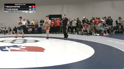 65 kg Champ. Rd Of 64 - Declan O'Byrne, Steller Trained Wrestling vs Tyler Traves, Legacy Dragons Wrestling