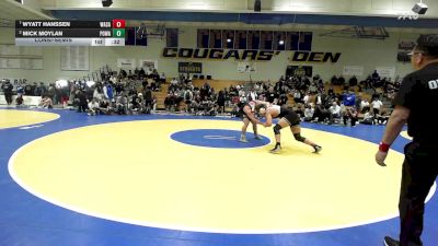 218 lbs Consolation - Wyatt Hanssen, Wasatch (UT) vs Mick Moylan, Poway